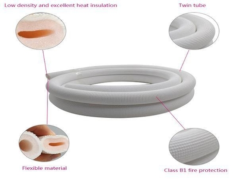 مجموعة خطوط النحاس المعزولة لـ IXPE PE FOAM TUBE لـ Mini Split A / C