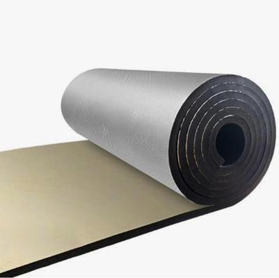 الأوراق اللاصقة الذاتية من الرغوة المطاطية من NBR PVC المطاطية المطاطية مغطاة برقائق الألومنيوم