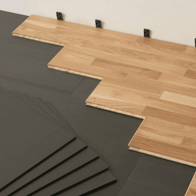 1mm 2mm 3mm Ixpe Acoustic Pro Floating Floor Underlay ملف من ورق رغوة البولي إيثيلين مغلق الخلية