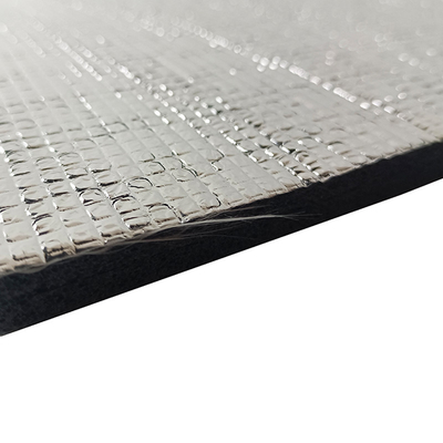 الألياف الزجاجية الألومنيوم ورق XPE رغوة مضاد للنار اللاصق الذاتي HVAC العزل الرغوة 5-25mm سمك
