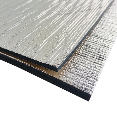 الألياف الزجاجية الألومنيوم ورق XPE رغوة مضاد للنار اللاصق الذاتي HVAC العزل الرغوة 5-25mm سمك