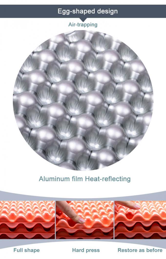 بيع بالجملة فراش نوم مزدوج قابلة للطي الفيلم الألومنيوم الأبيض الخلية المغلقة IXPE XPE رغوة غطاء النوم للخيمة ضد المياه 2 شخص 4