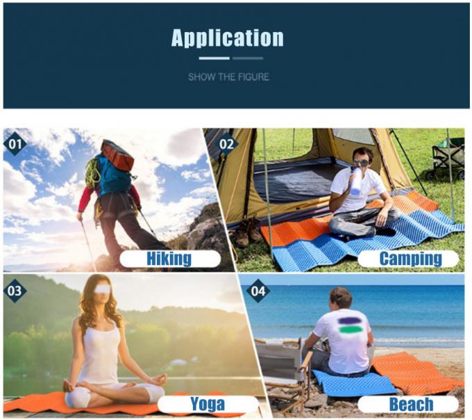 بيع بالجملة فراش نوم مزدوج قابلة للطي الفيلم الألومنيوم الأبيض الخلية المغلقة IXPE XPE رغوة غطاء النوم للخيمة ضد المياه 2 شخص 8